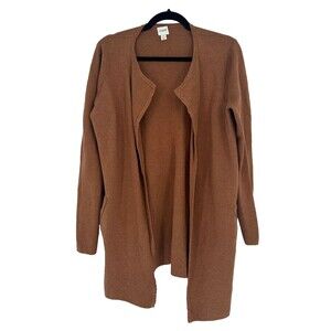 J Crew Womens Vanessa Sweater Jacket Size S Camel Quiet Luxury Neutral Preppy